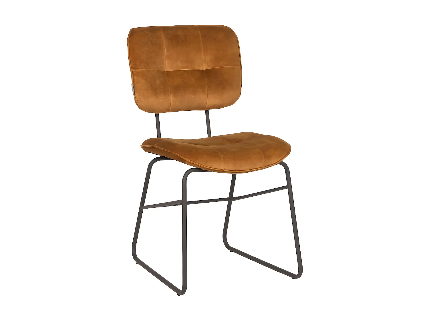 LABEL51 Esszimmerstühle 2 Stk. Dez 49x60x87 cm Ocker