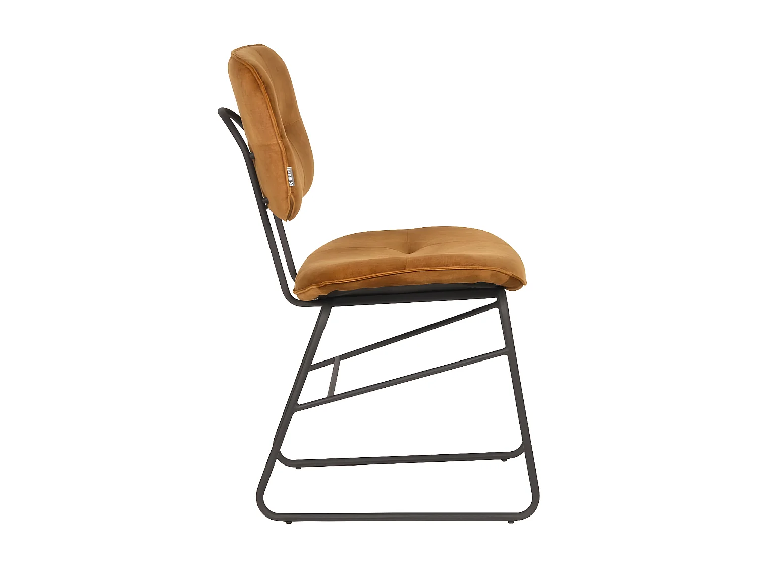 LABEL51 Esszimmerstühle 2 Stk. Dez 49x60x87 cm Ocker