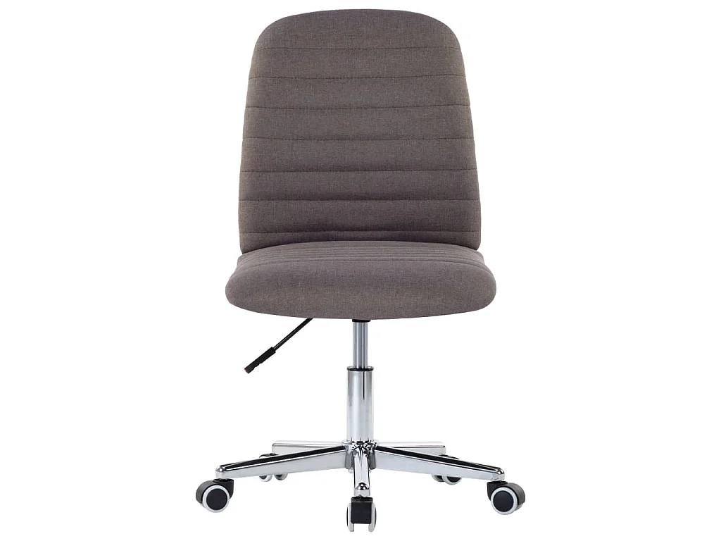 Esszimmerstühle 2 Stk. Taupe Stoff