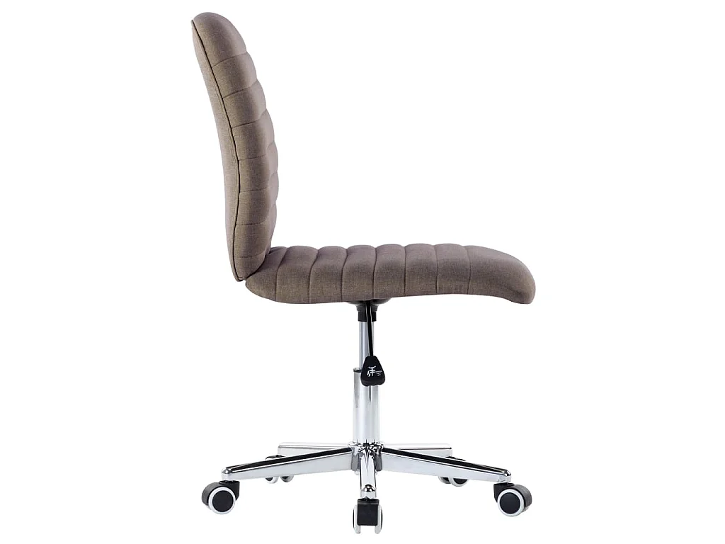 Esszimmerstühle 2 Stk. Taupe Stoff