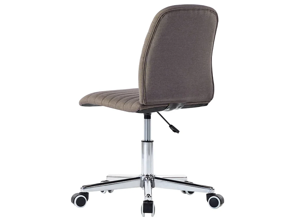 Esszimmerstühle 2 Stk. Taupe Stoff