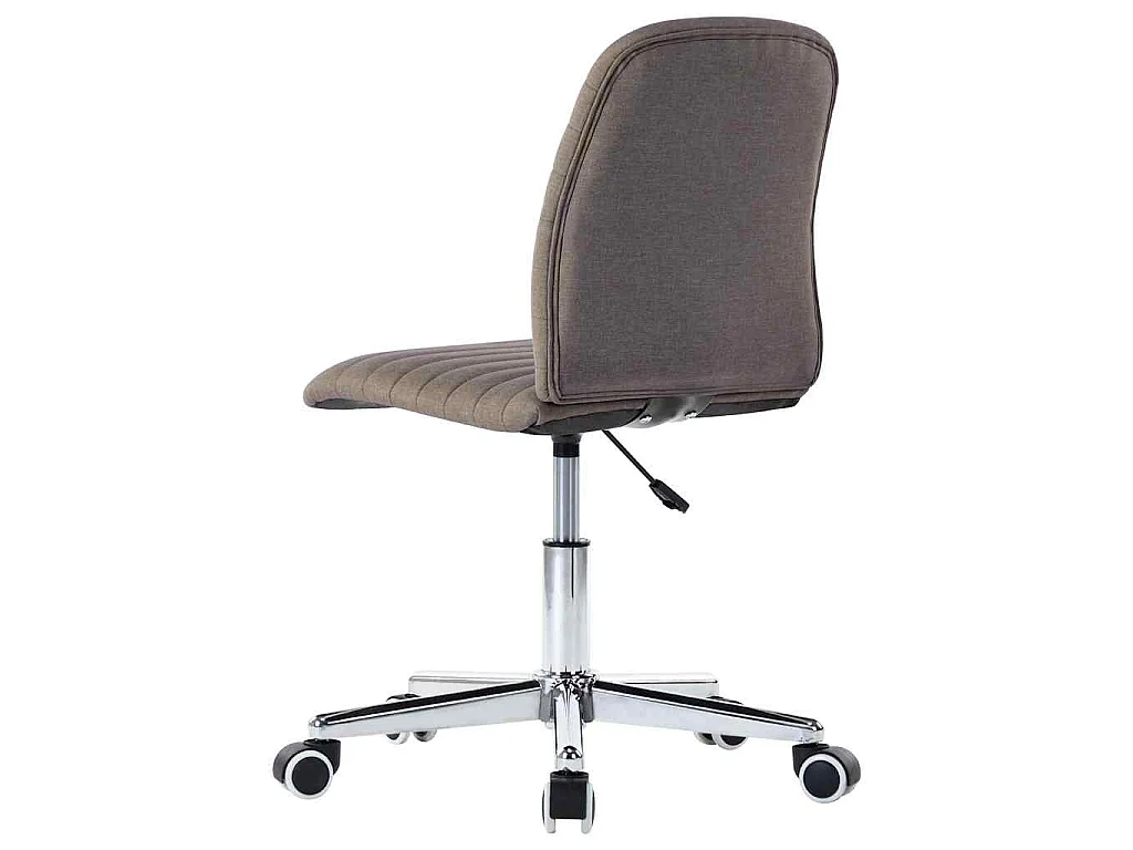 Chaises à manger lot de 2 taupe tissu