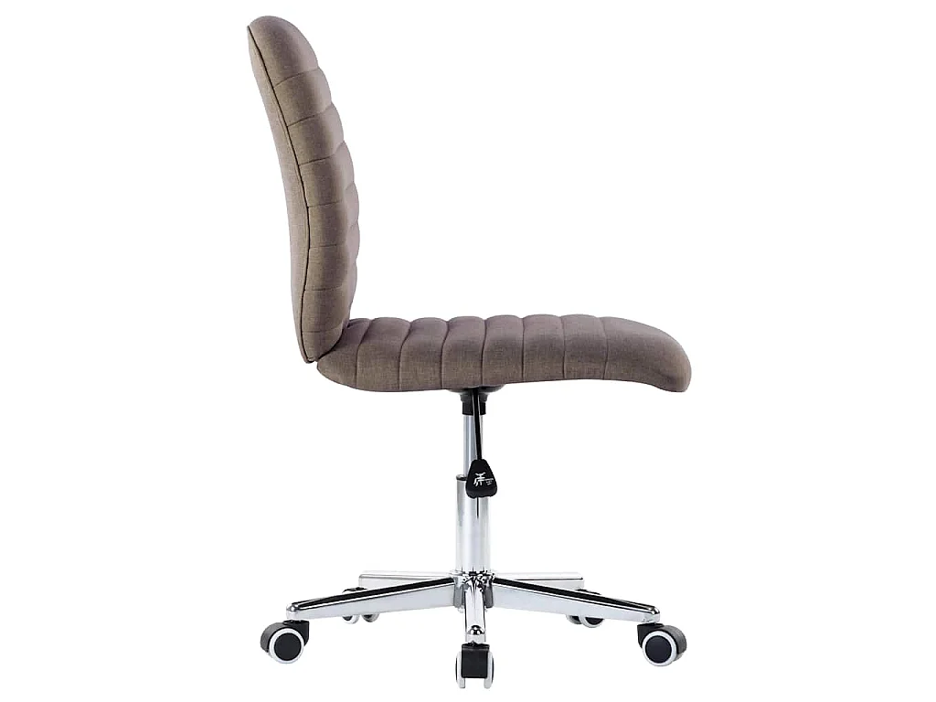 Esszimmerstühle 2 Stk. Taupe Stoff