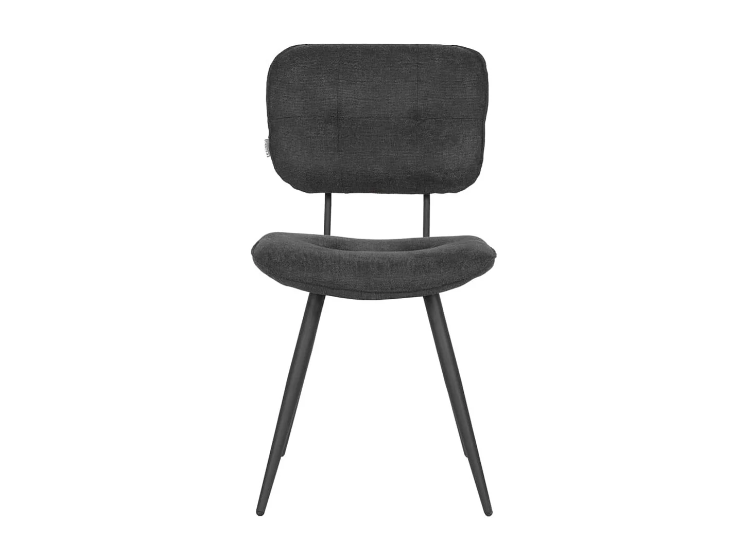 Eetkamerstoelen 2 st Lux 49x60x87 cm antracietkleurig