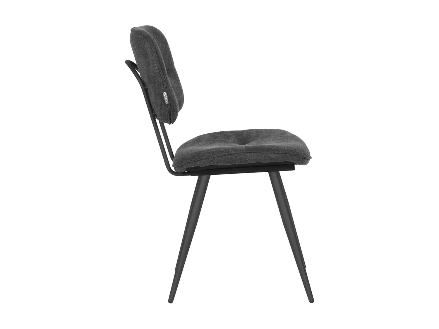 Eetkamerstoelen 2 st Lux 49x60x87 cm antracietkleurig