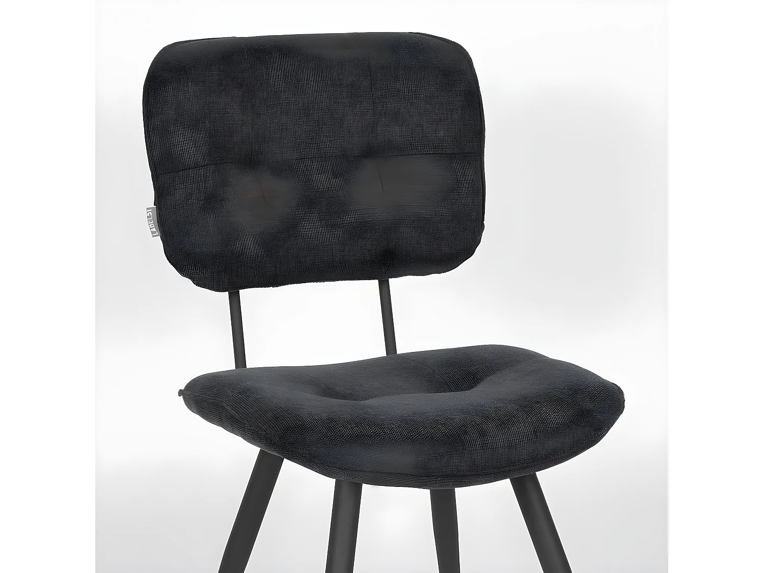 Eetkamerstoelen 2 st Lux 49x60x87 cm antracietkleurig