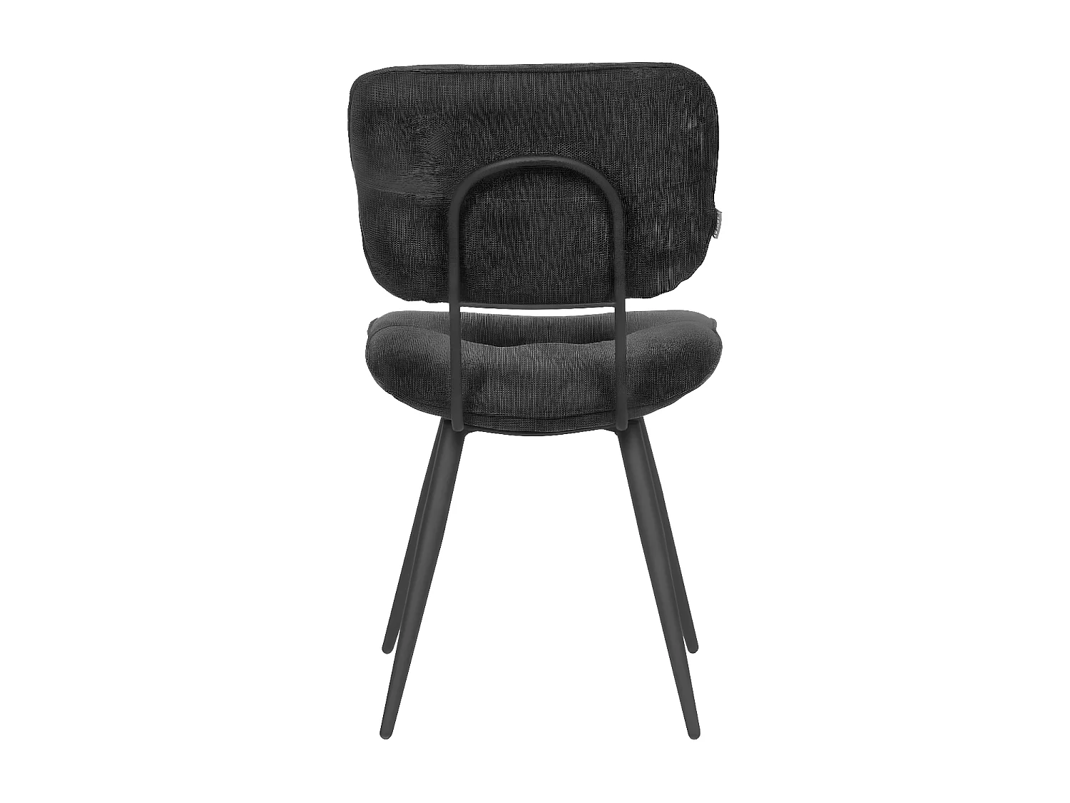 Chaises à manger lot de 2 Lux 49x60x87 cm anthracite