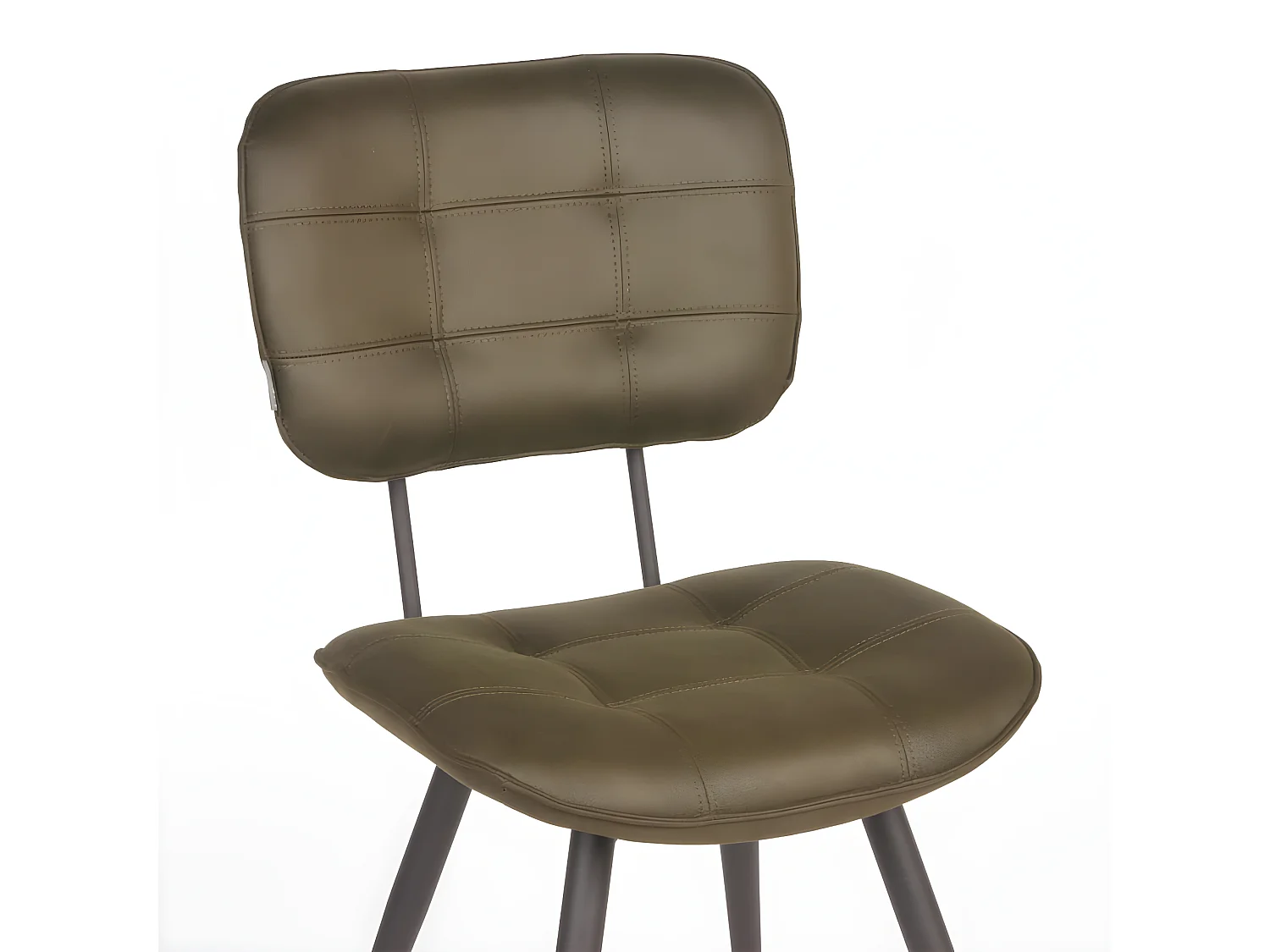 Chaises à manger lot de 2 Gus 49x60x87 cm vert armée