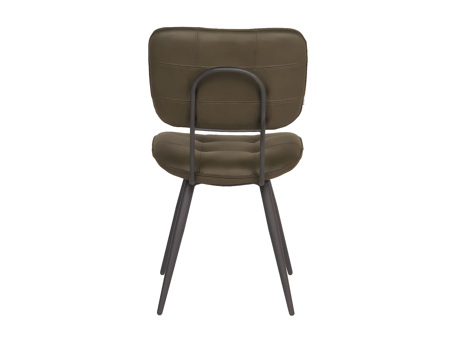 Sillas de comedor Gus 2 unidades verde militar 49x60x87 cm