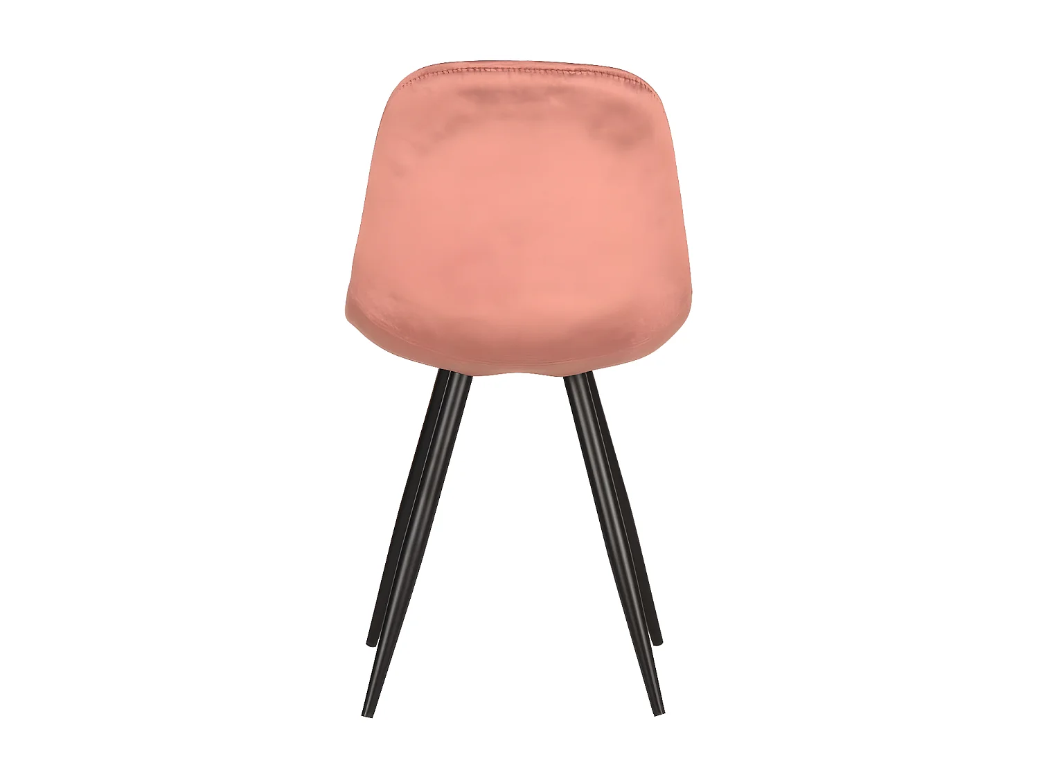 LABEL51 Esszimmerstühle 2 Stk. Capri 46x56x88 cm Altrosa