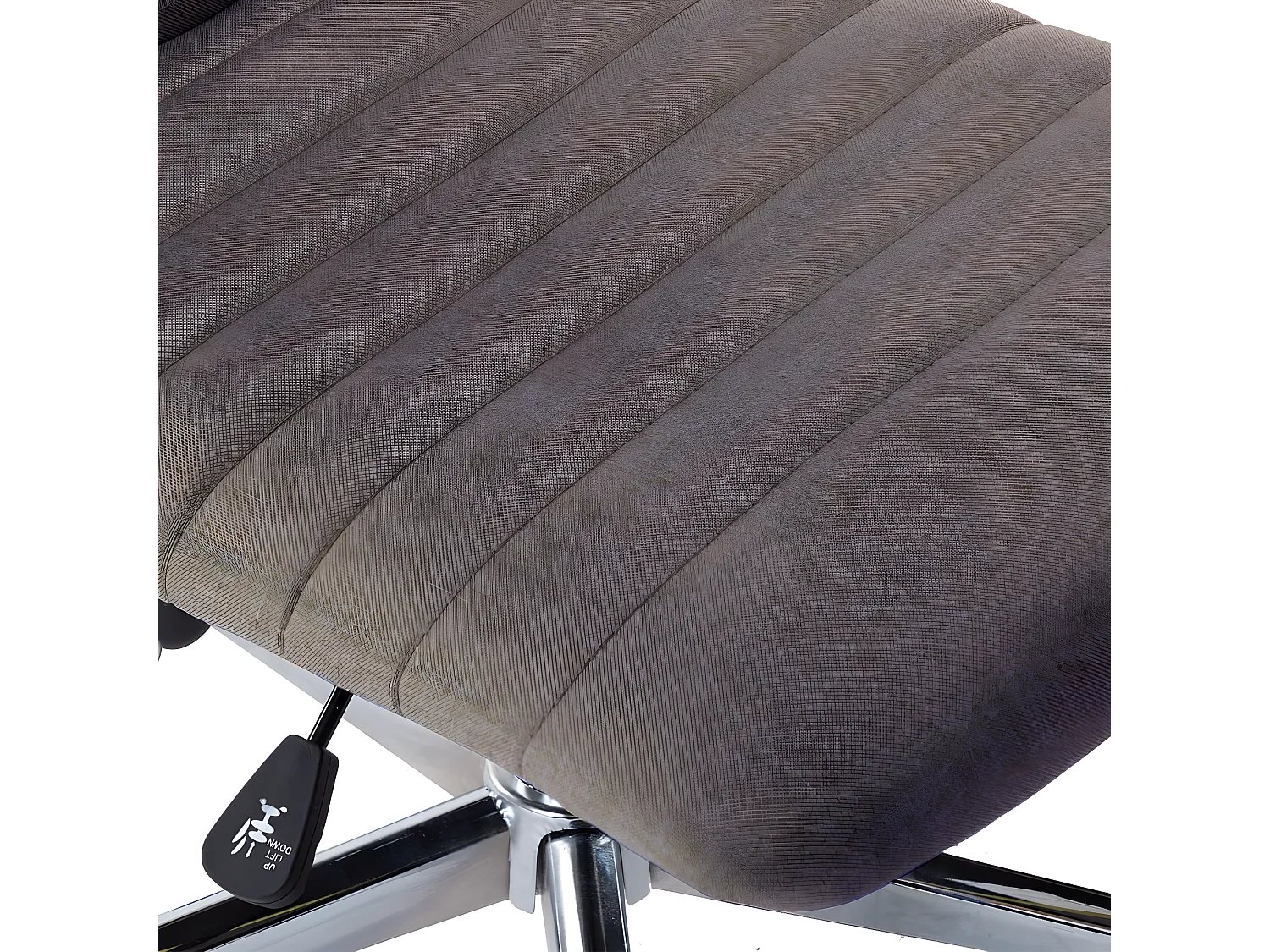 Chaises à manger lot de 4 taupe tissu