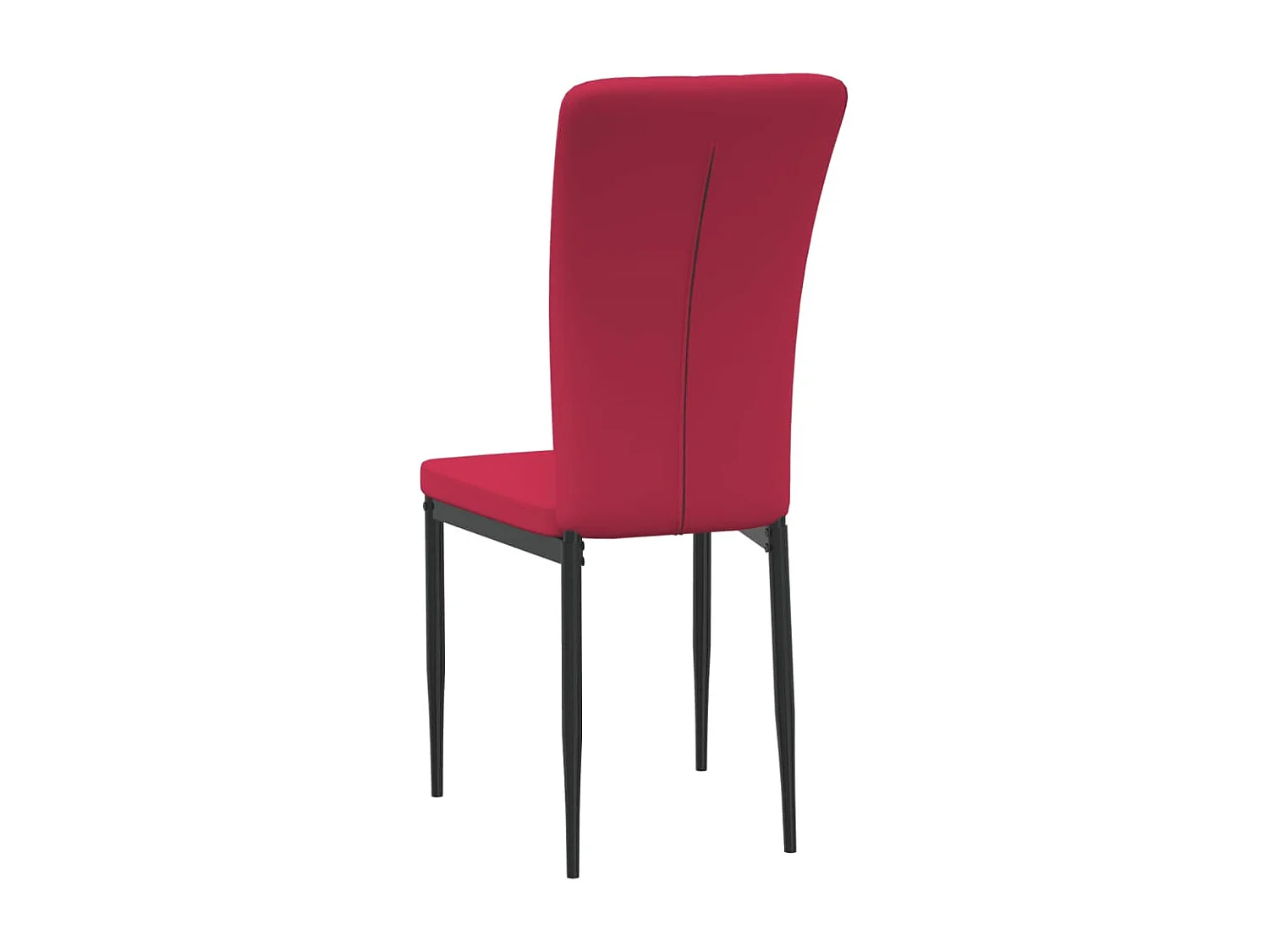 Chaises à manger lot de 4 Rouge bordeaux Velours