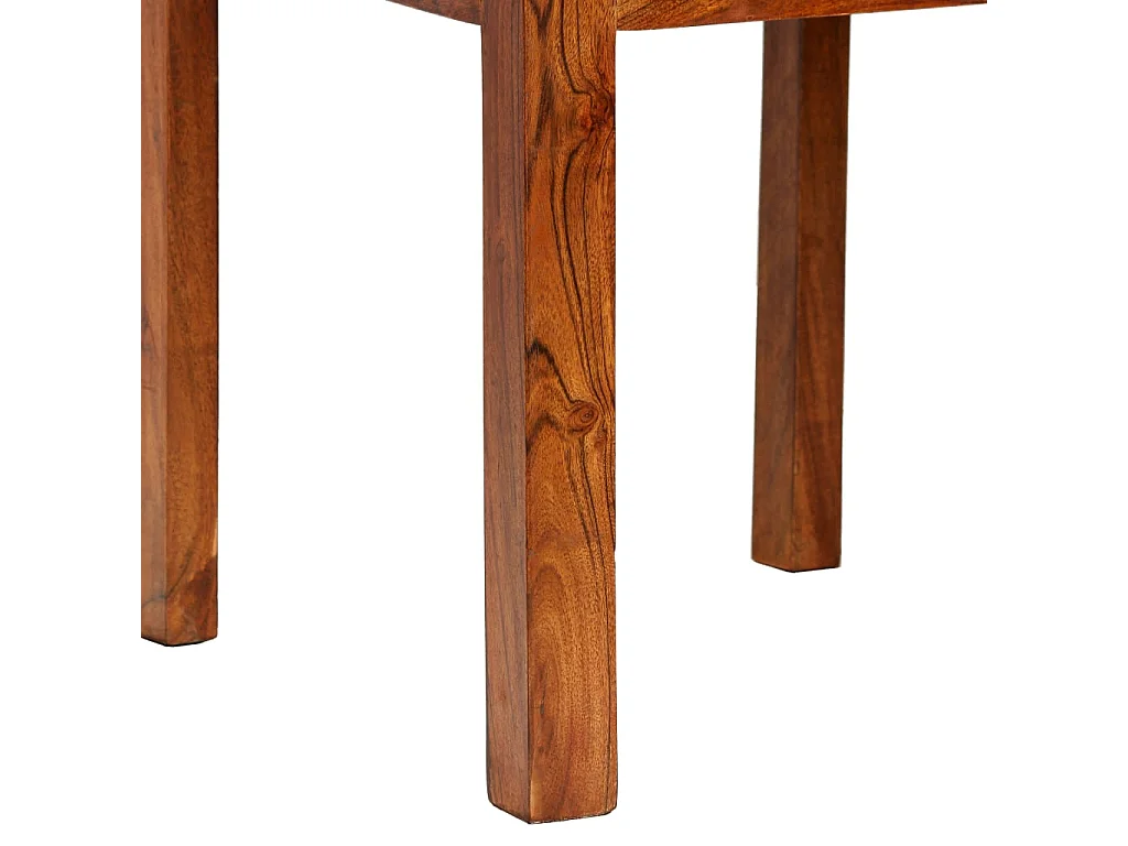Esszimmerstühle 2 Stk. Massivholz mit Honigfarbenem Finish