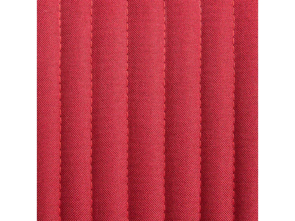 Chaises à manger lot de 4 rouge bordeaux tissu