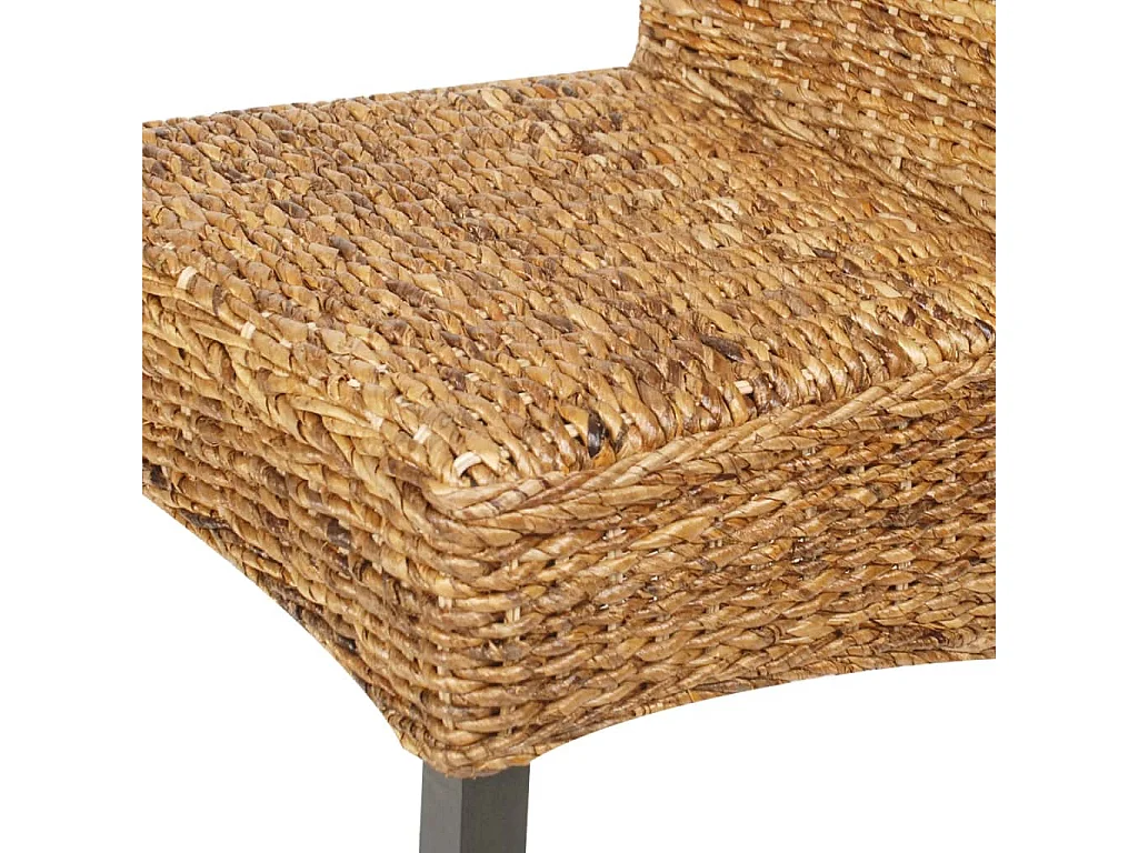 Esszimmerstühle 6 Stk. Abaca und Mango Massivholz