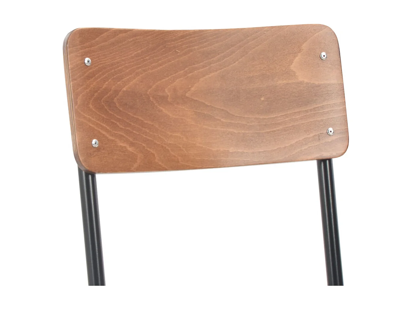 Sillas de comedor 6 unidades madera contrachapada marrón