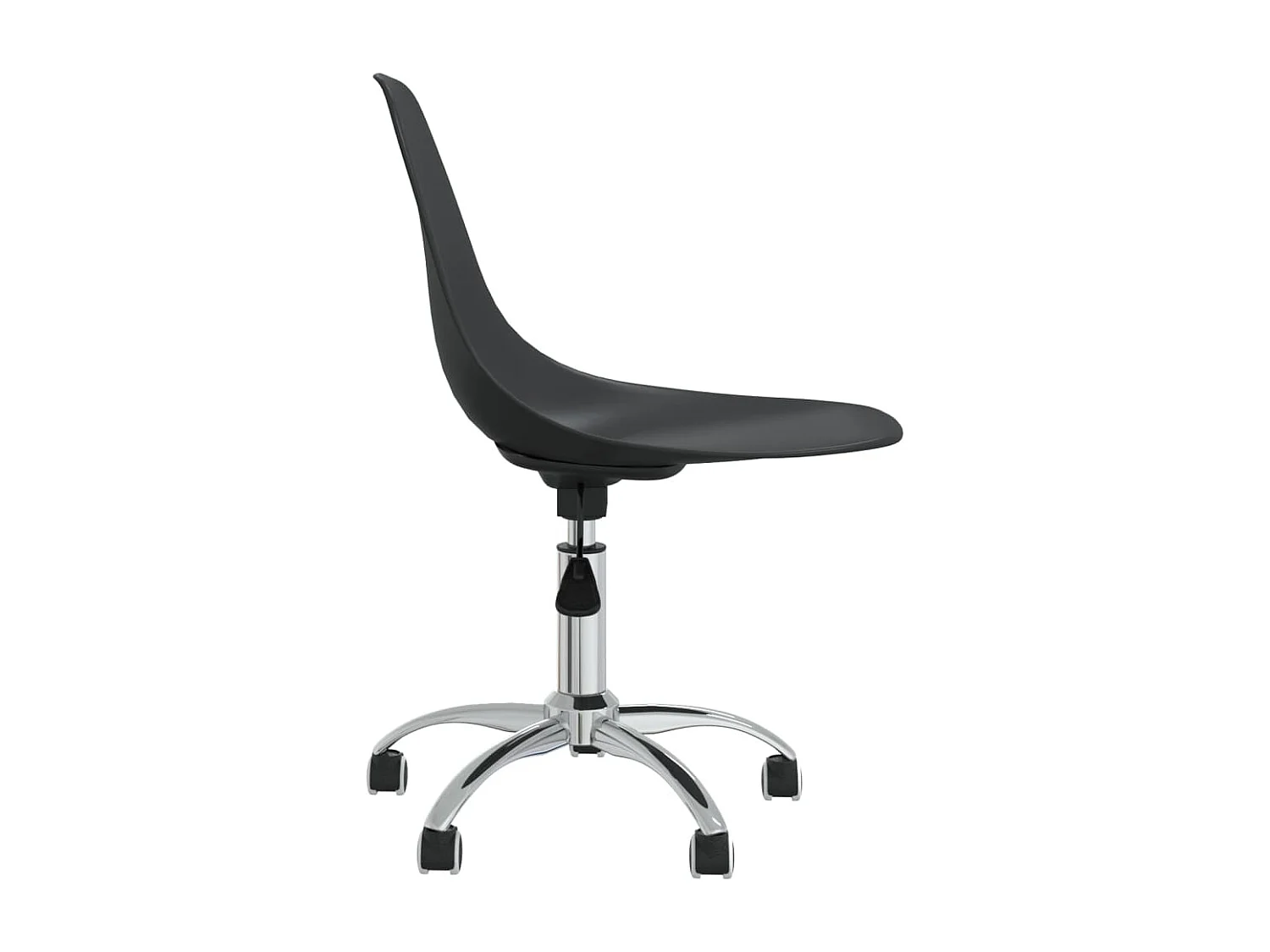 Eetkamerstoelen draaibaar 2 st PP lichtgrijs