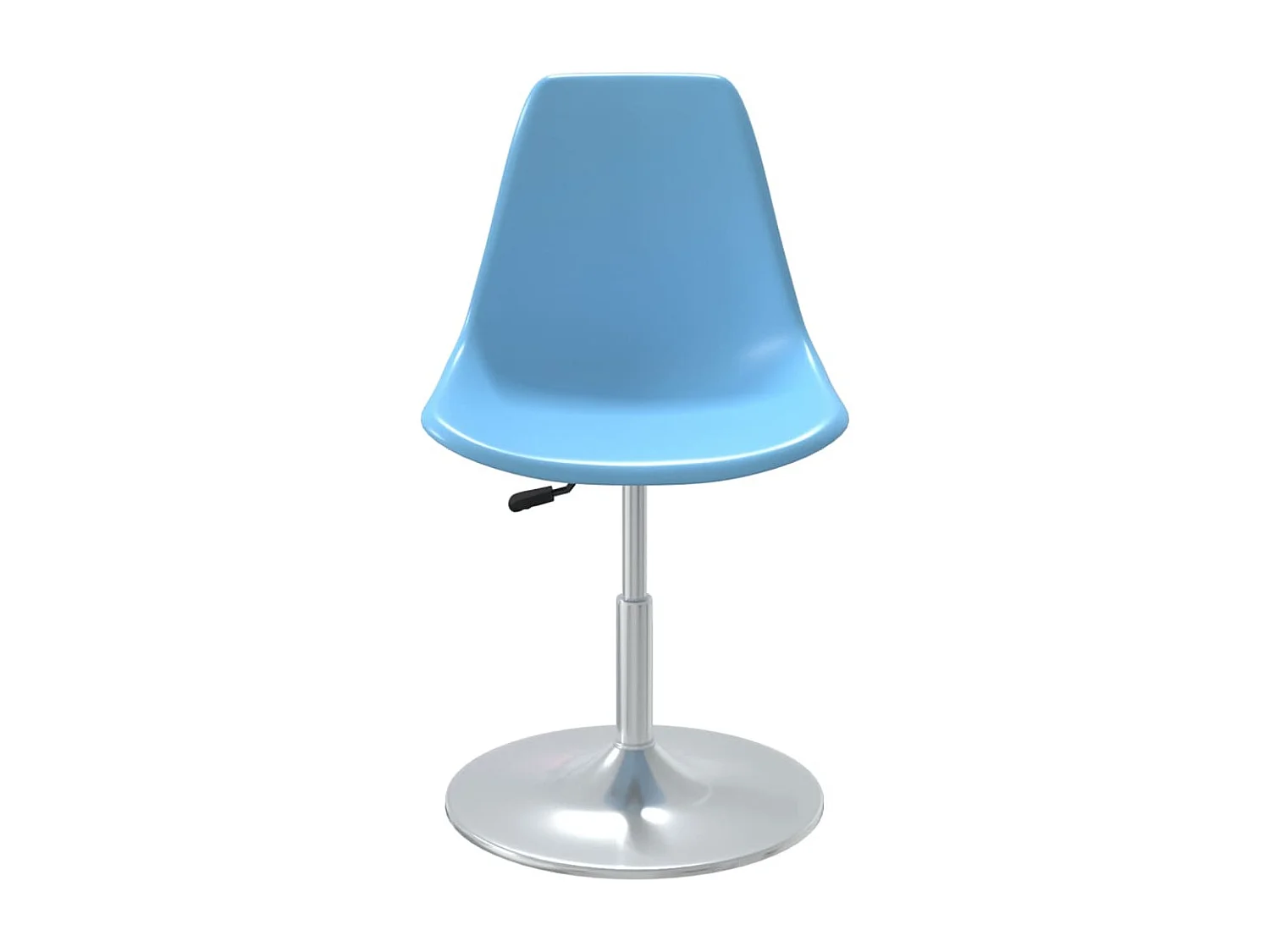 Eetkamerstoelen draaibaar 4 st PP blauw