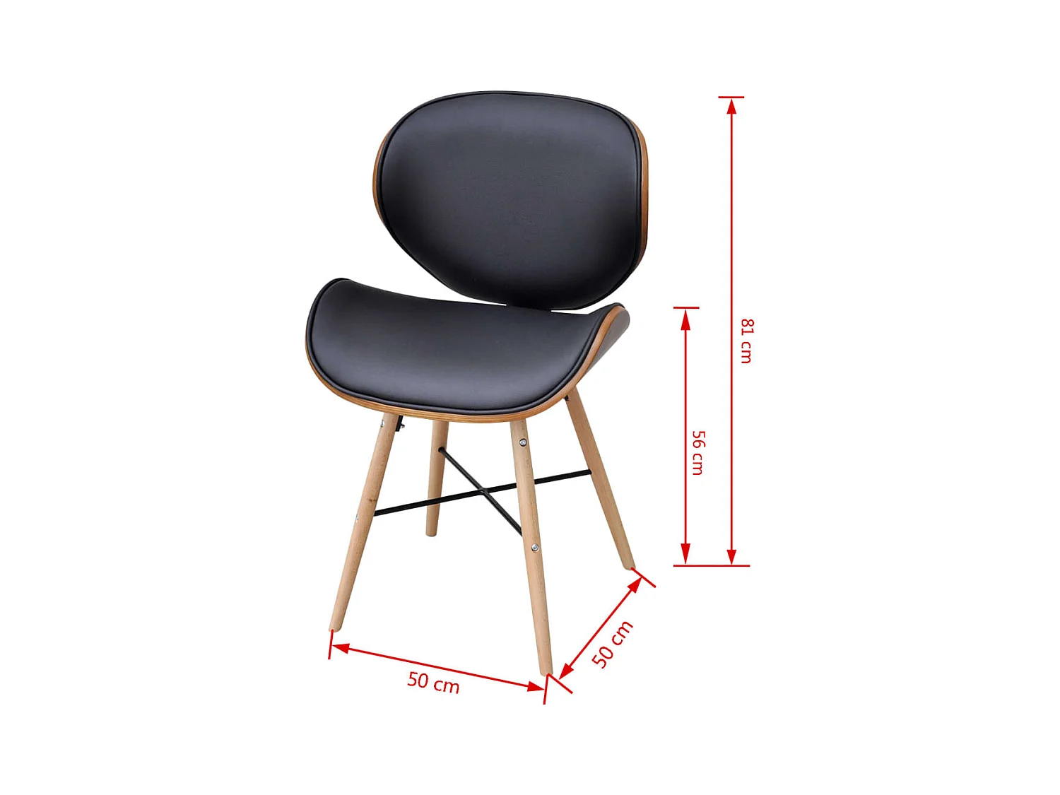 Esszimmerstühle 2 Stk. Bugholz und Kunstleder