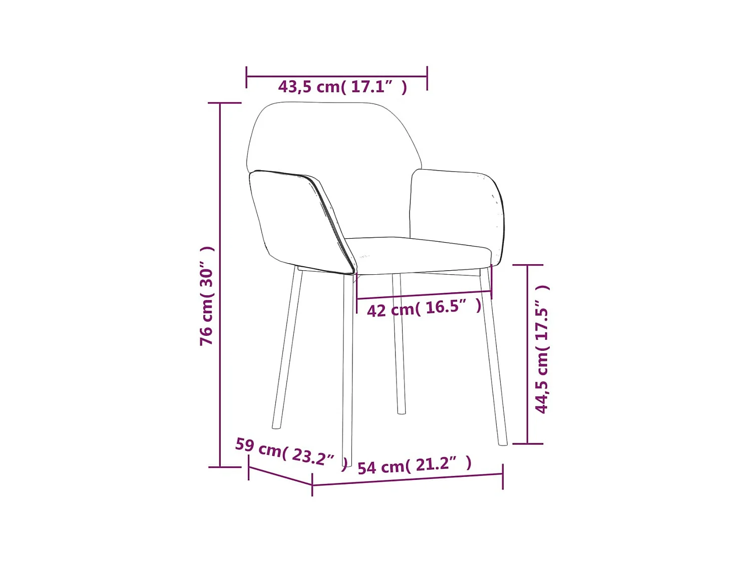 Cadeiras de jantar 2 pcs veludo cinzento-claro