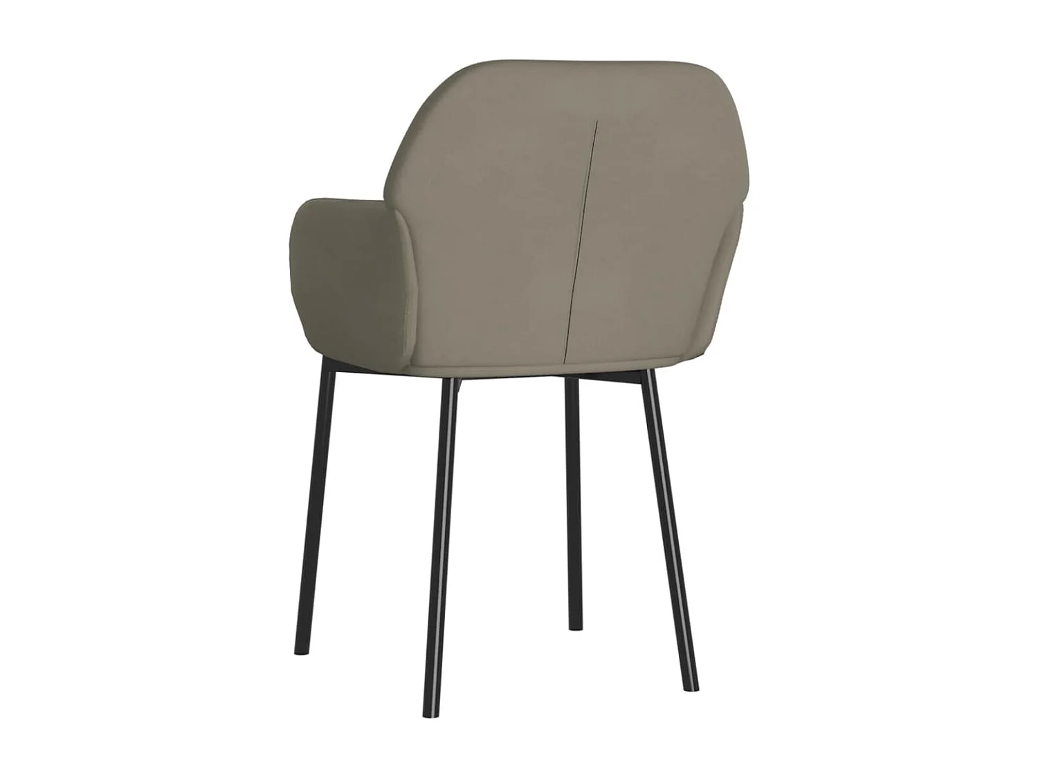 Sedie da Pranzo 2 pz Grigio Chiaro in Velluto