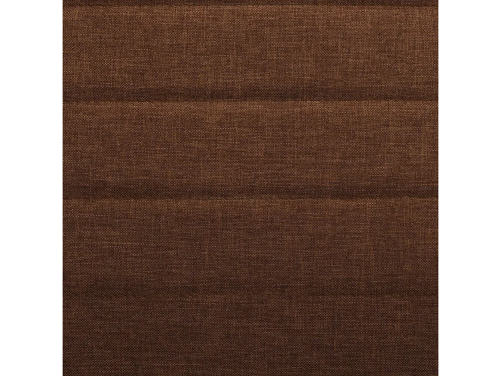 Sillas de comedor 6 unidades tela marrón