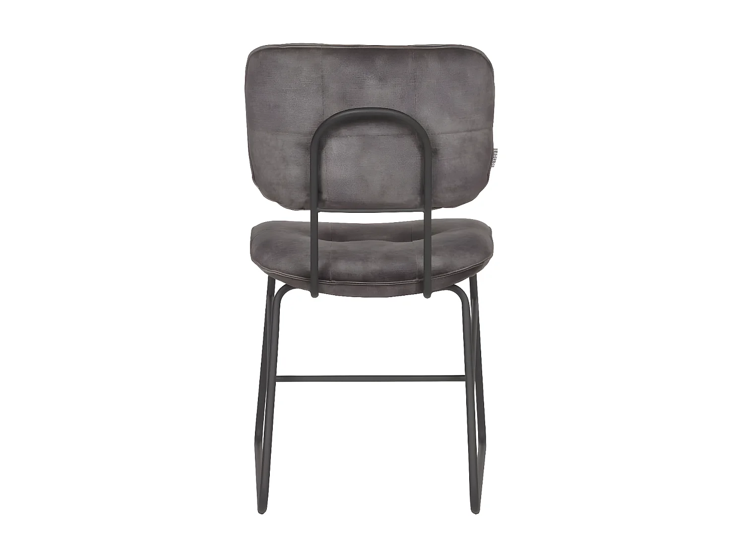 Chaises à manger lot de 2 Dez 49x60x87 cm anthracite