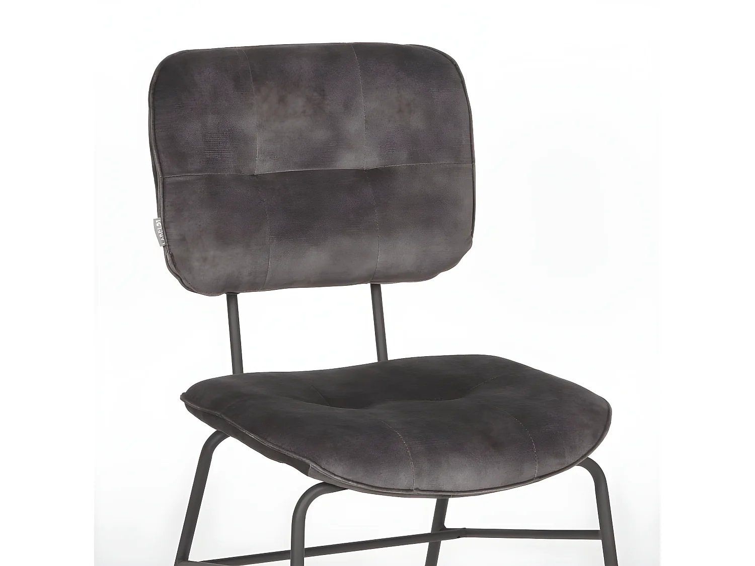 Chaises à manger lot de 2 Dez 49x60x87 cm anthracite