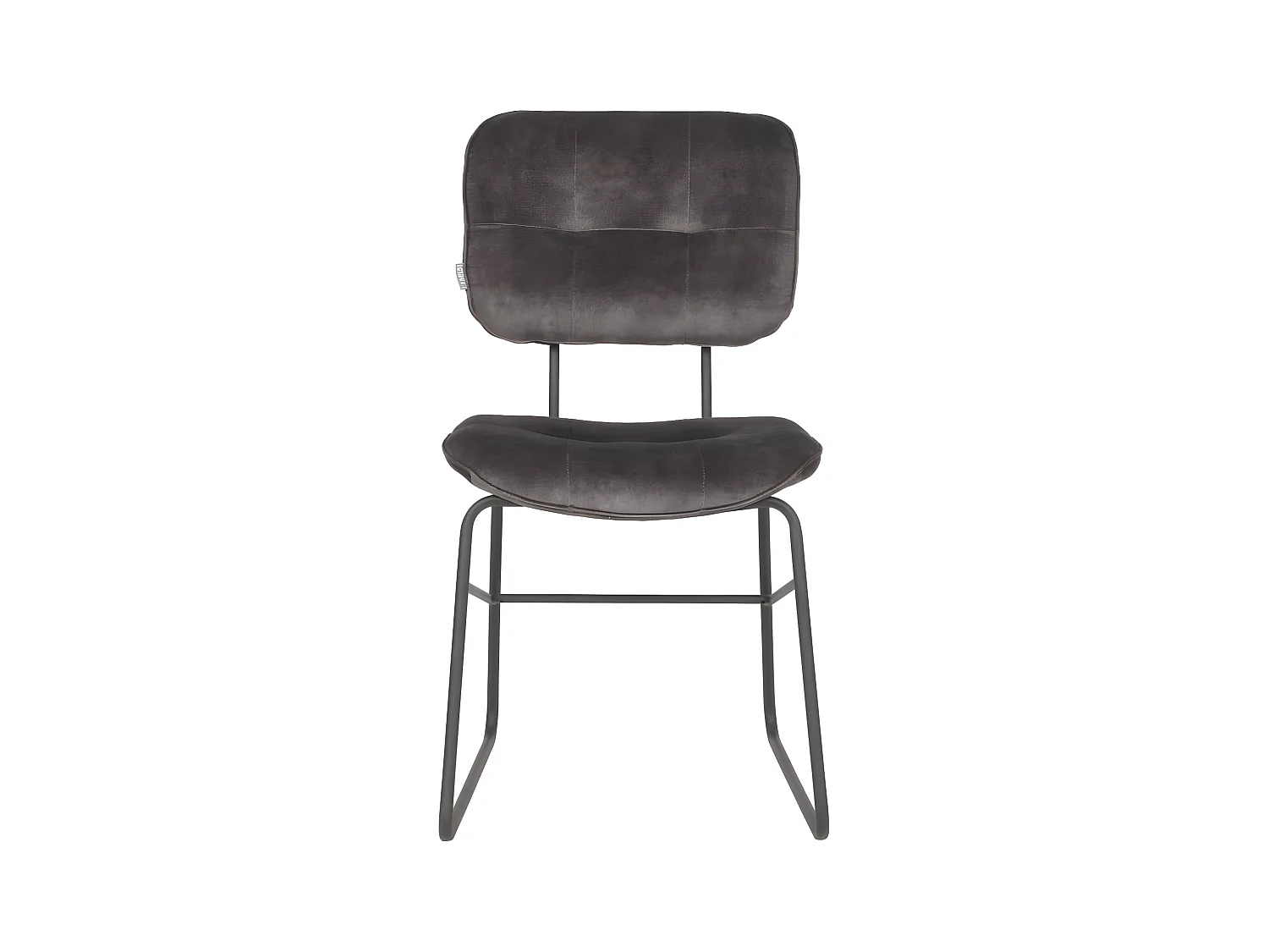 Chaises à manger lot de 2 Dez 49x60x87 cm anthracite