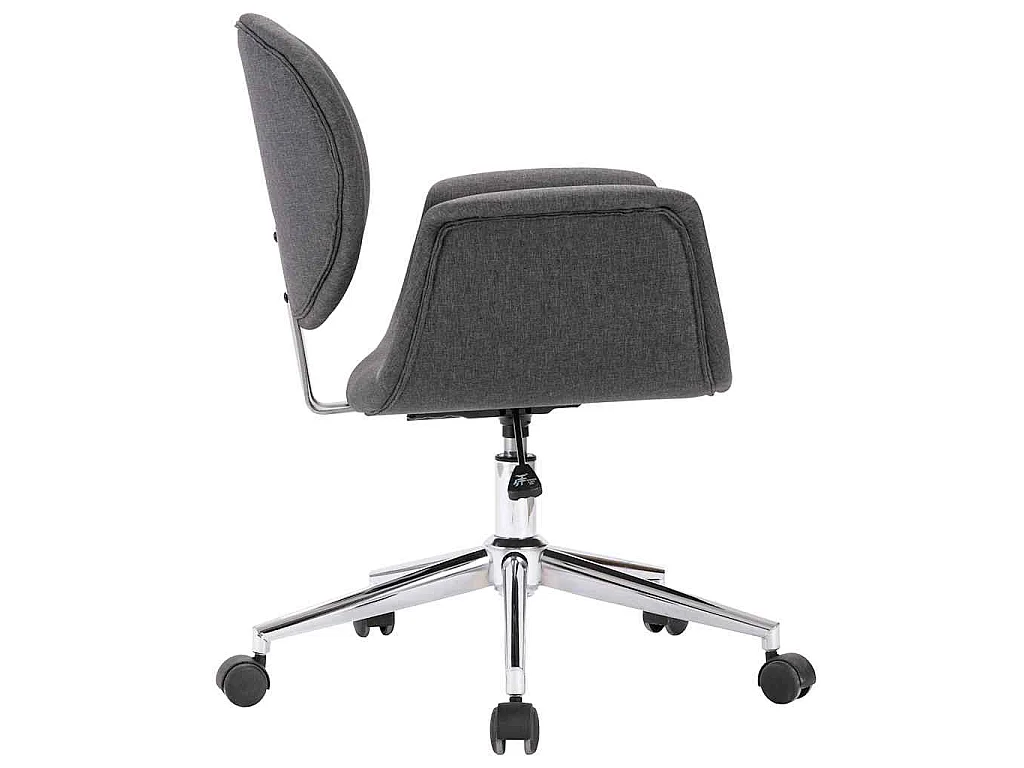 Chaise pivotante à manger Gris Tissu