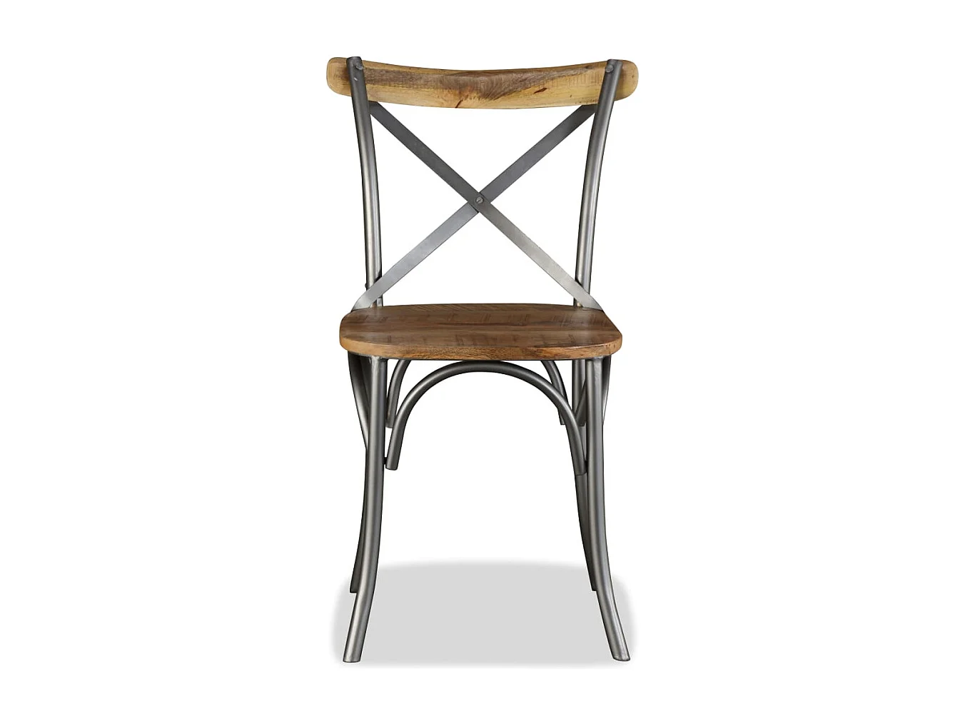 Eetkamerstoelen 2 st massief mangohout