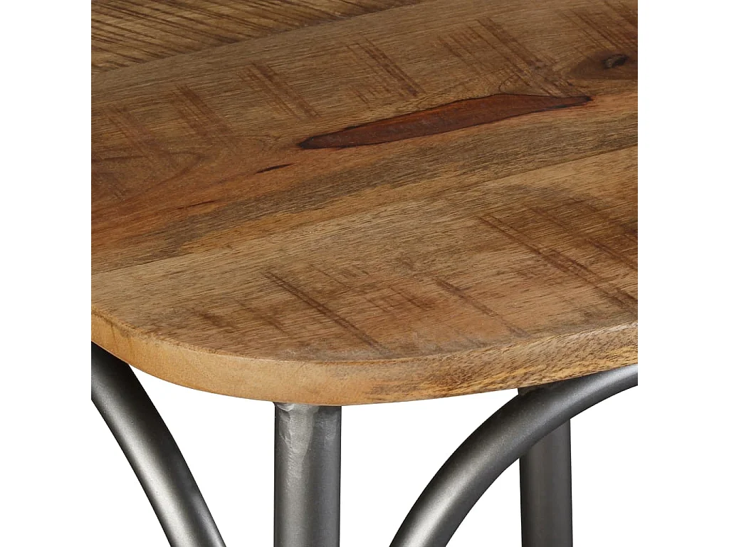 Eetkamerstoelen 2 st massief mangohout