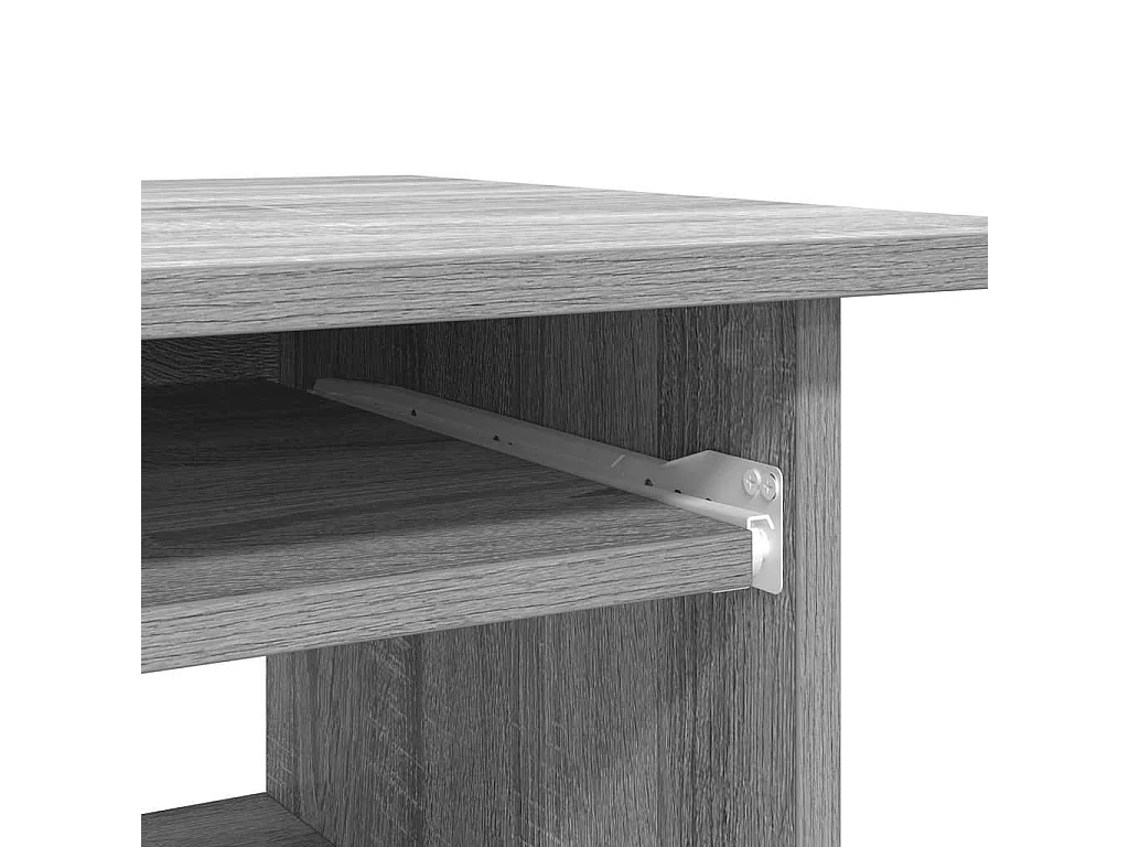 Scrivania Grigio Sonoma 80x45x74 cm in Legno Multistrato