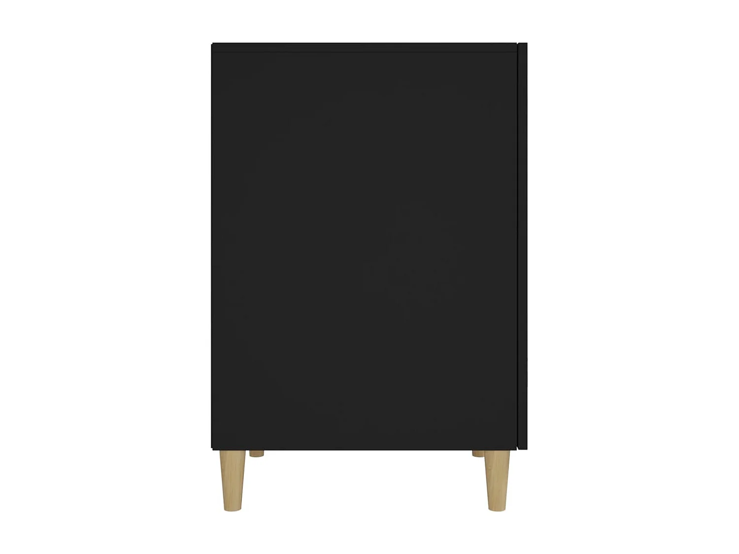 Bureau Noir 140x50x75 cm Bois d'ingénierie