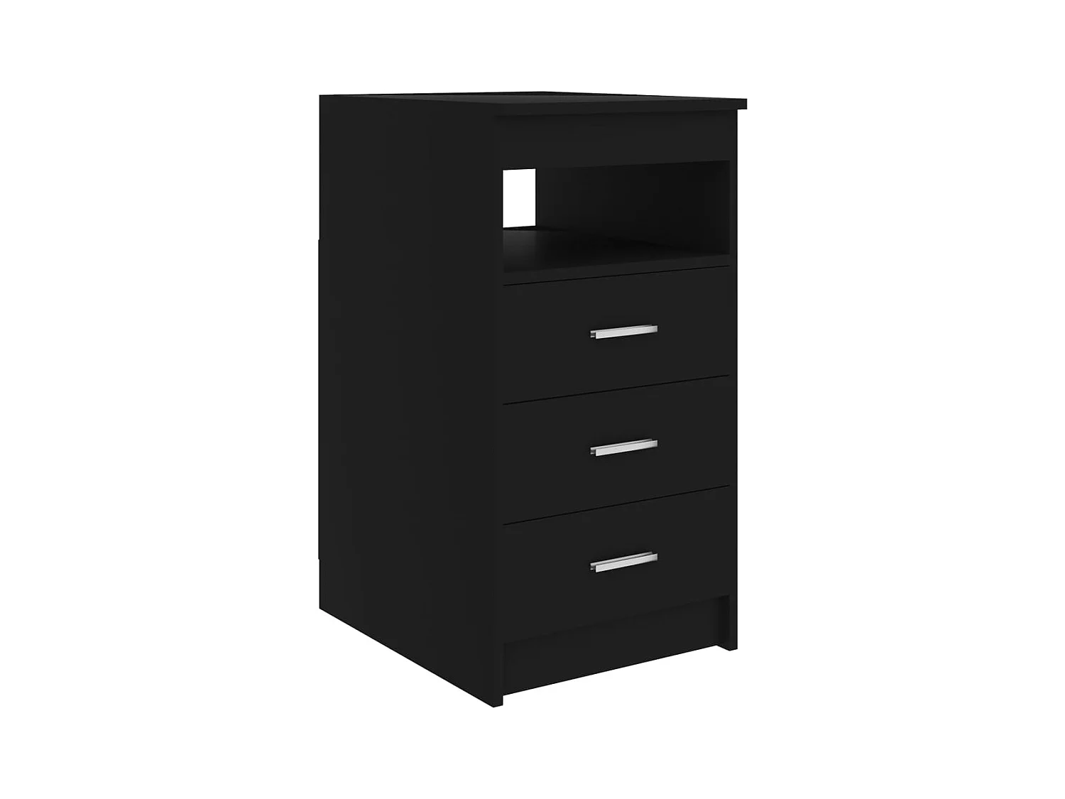 Bureau 140x50x76 cm bewerkt hout zwart