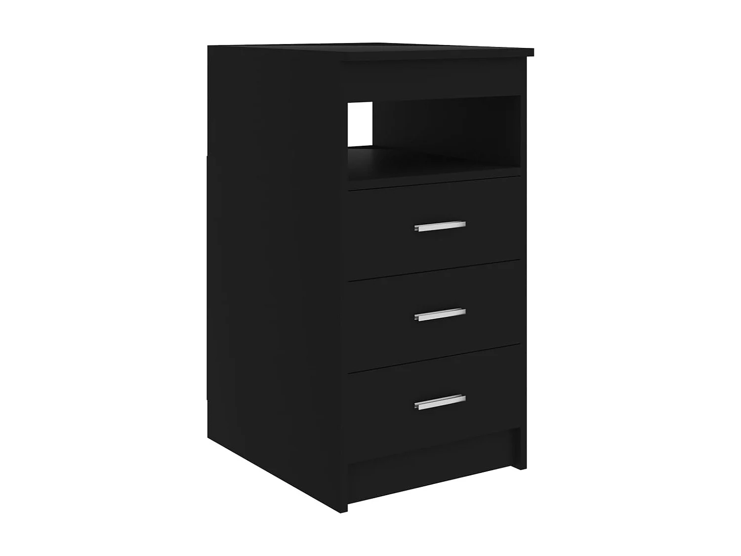 Bureau Noir 140x50x76 cm Bois d’ingénierie