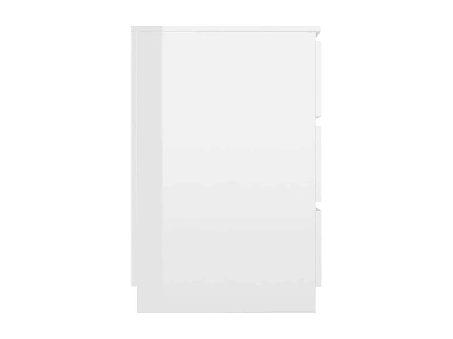 Schrijftafel 140x50x77 cm bewerkt hout hoogglans wit