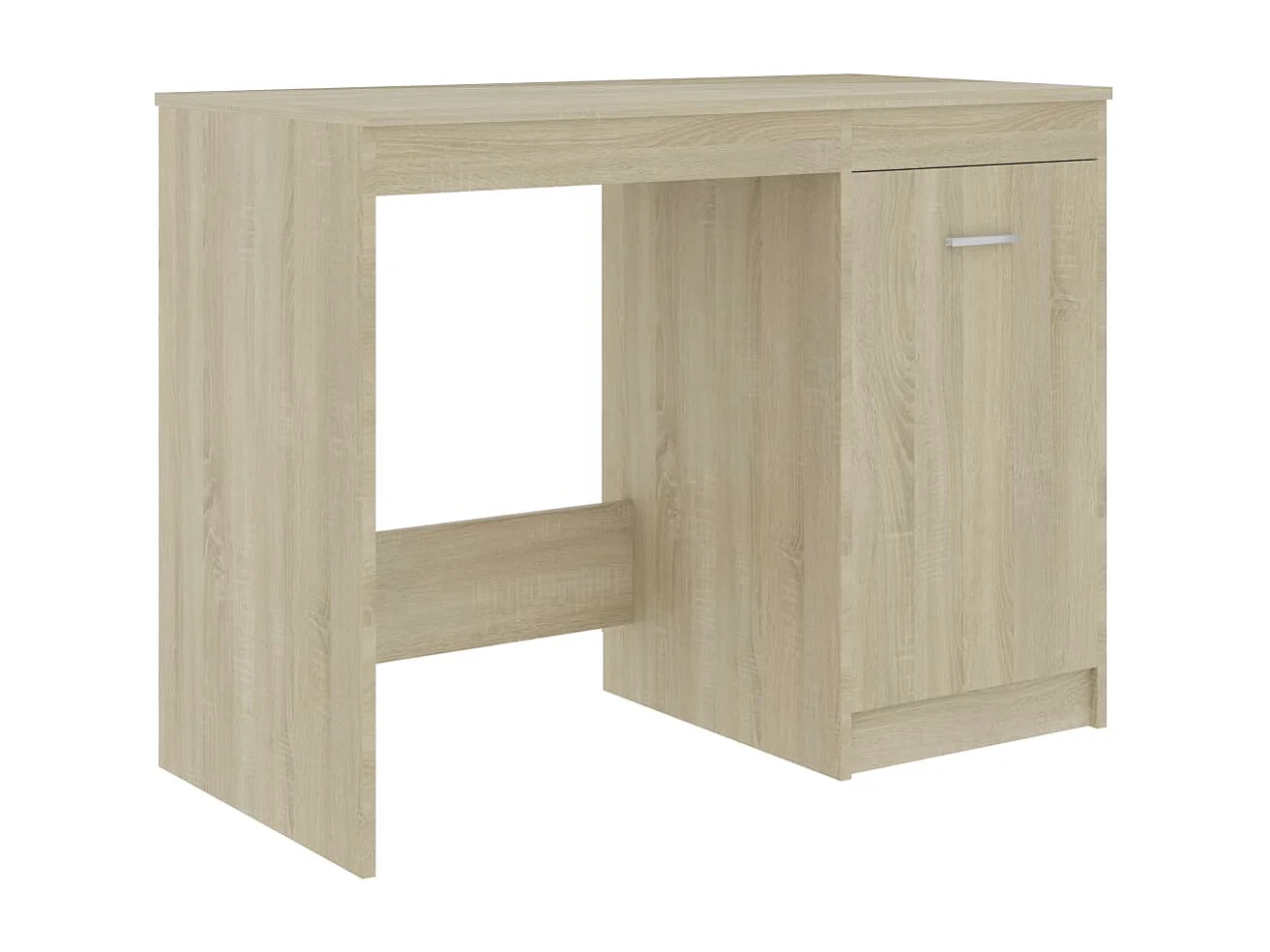 Bureau Chêne sonoma 140x50x76 cm Bois d’ingénierie