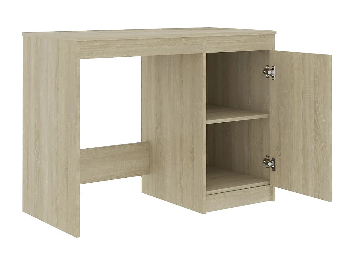 Bureau Chêne sonoma 140x50x76 cm Bois d’ingénierie