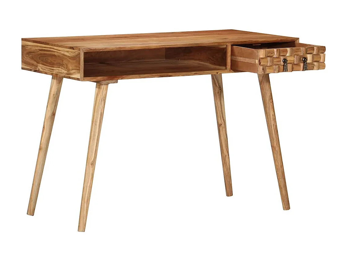 Bureau 110x50x76 cm Bois d'acacia massif