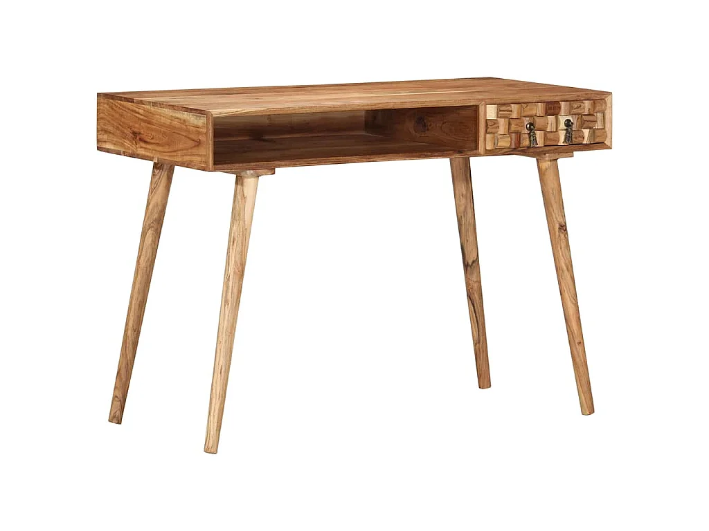 Schrijftafel 110x50x76 cm massief acaciahout