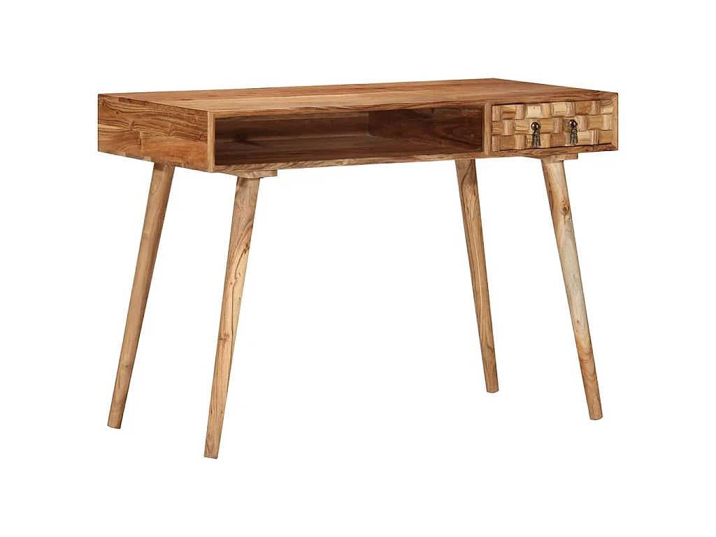 Schrijftafel 110x50x76 cm massief acaciahout