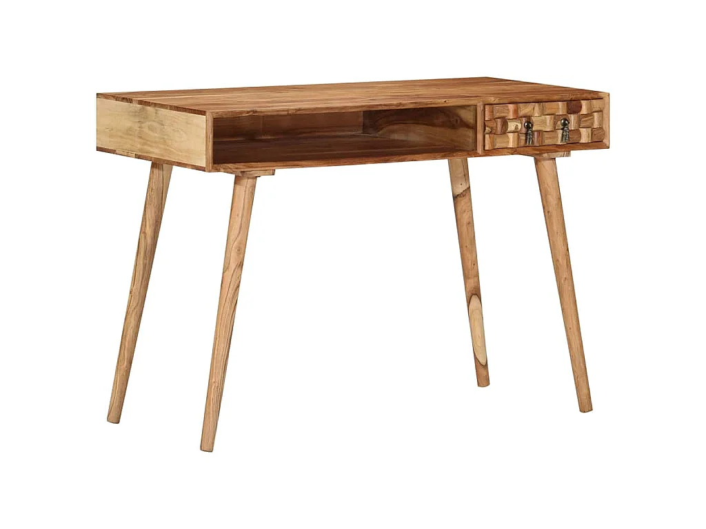 Schrijftafel 110x50x76 cm massief acaciahout