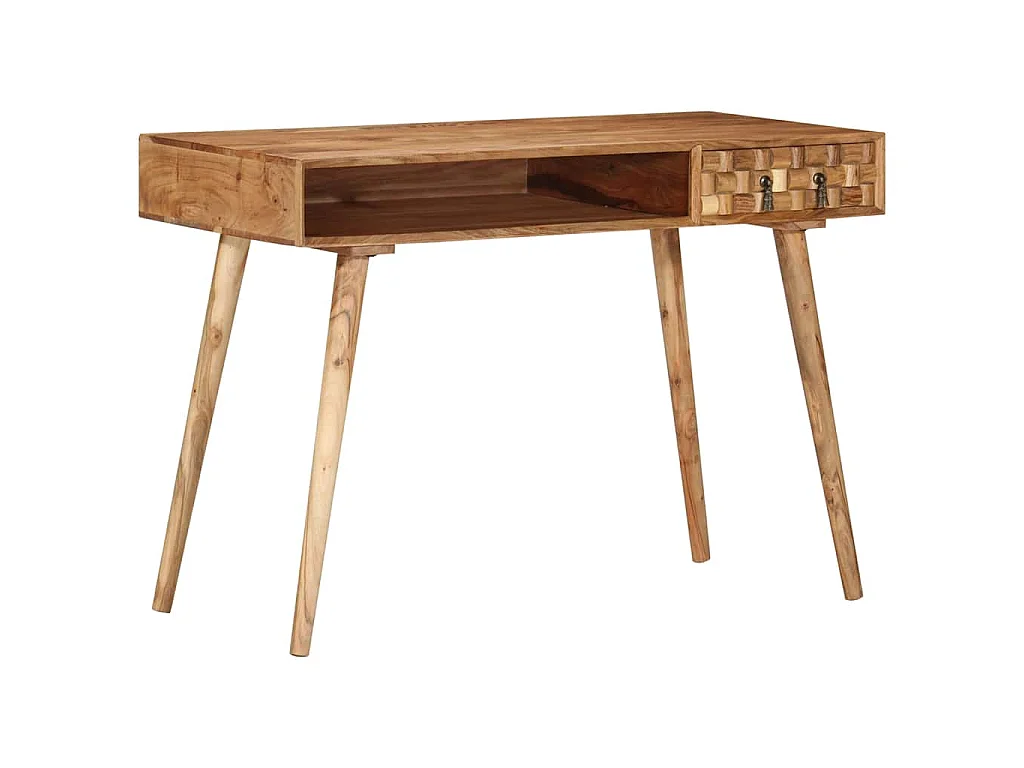 Schrijftafel 110x50x76 cm massief acaciahout