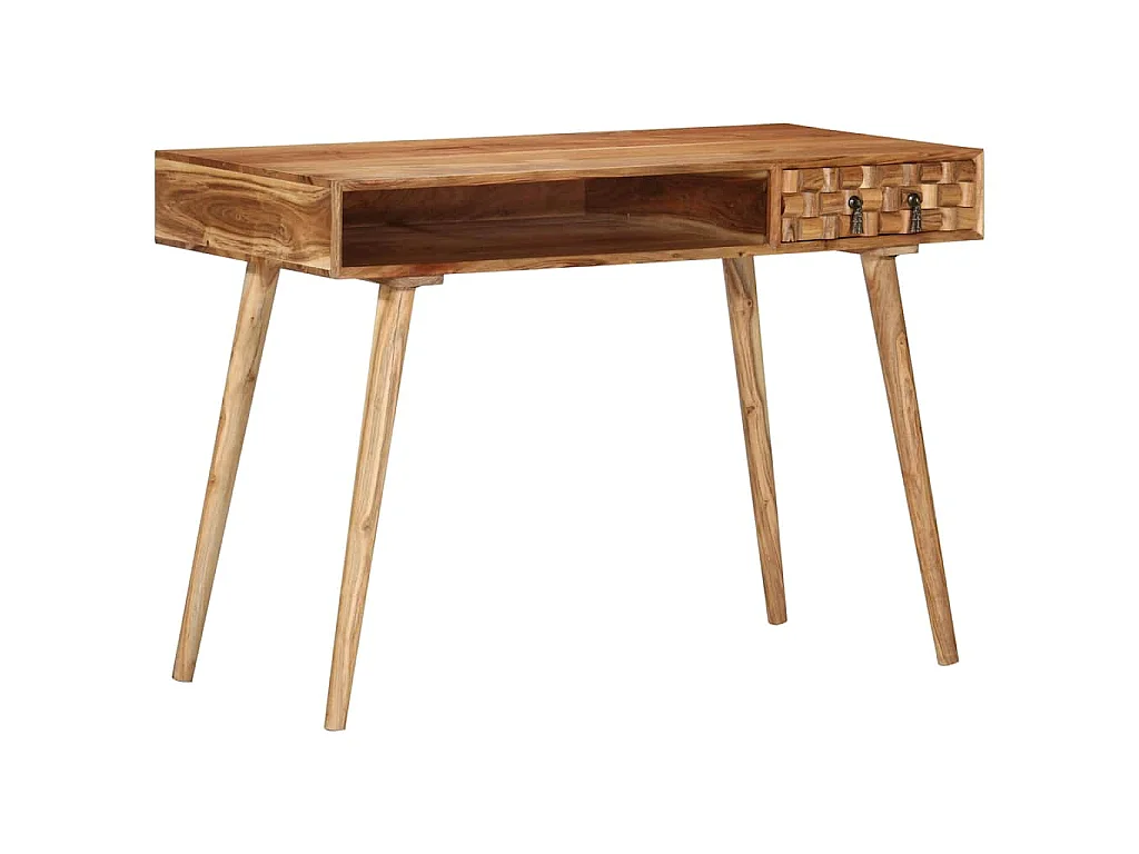 Schrijftafel 110x50x76 cm massief acaciahout