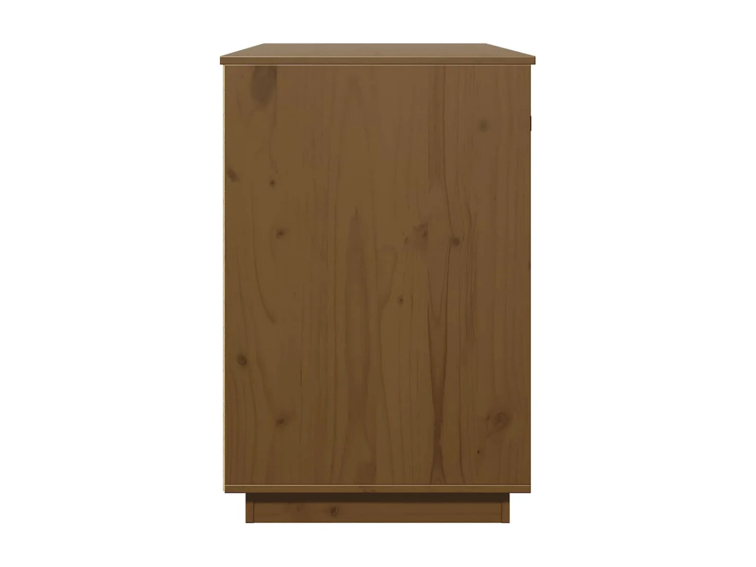 Secretária 95x50x75 cm pinho maciço castanho-mel