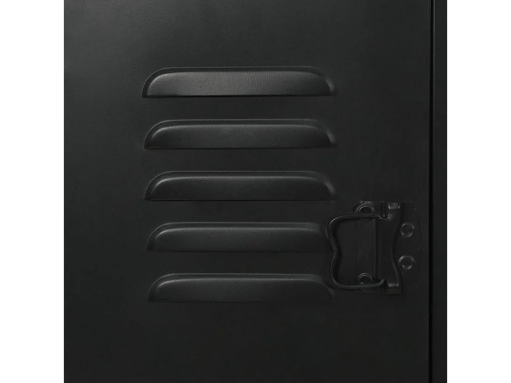 Bureau à double piédestal Bois de sapin et acier 120x50x76 cm