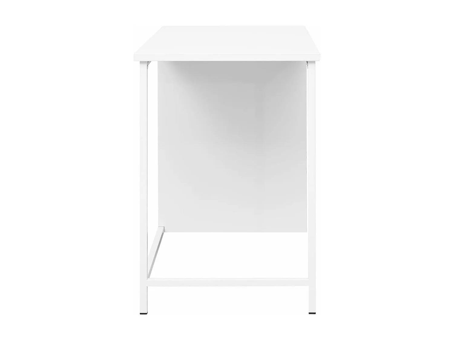 Bureau industrieel met lades 105x52x75 cm staal wit