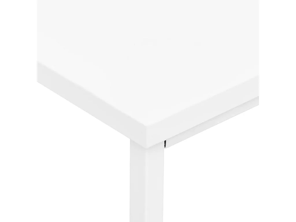 Bureau industrieel met lades 105x52x75 cm staal wit