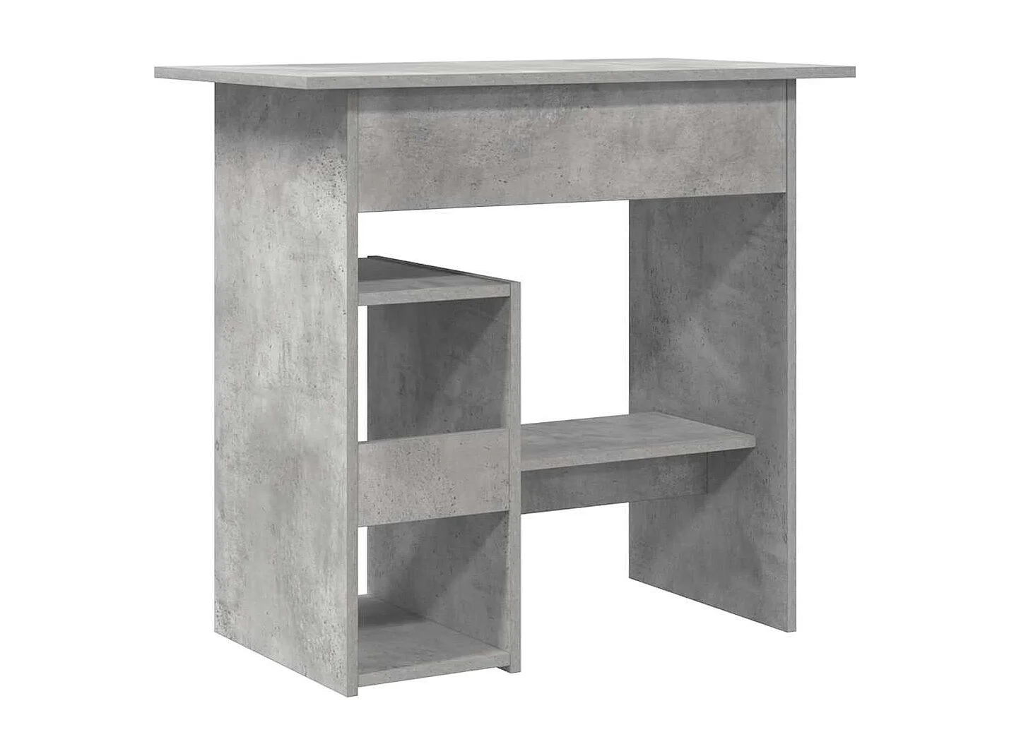 Bureau Gris béton 80x45x74 cm Bois d’ingénierie